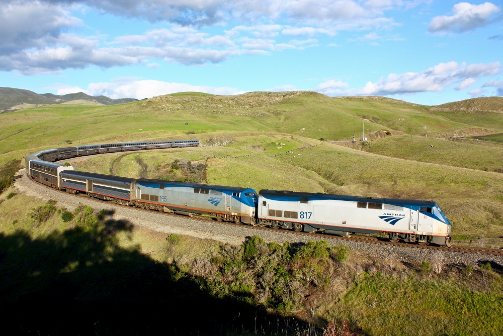 Coast Starlight Through Hills