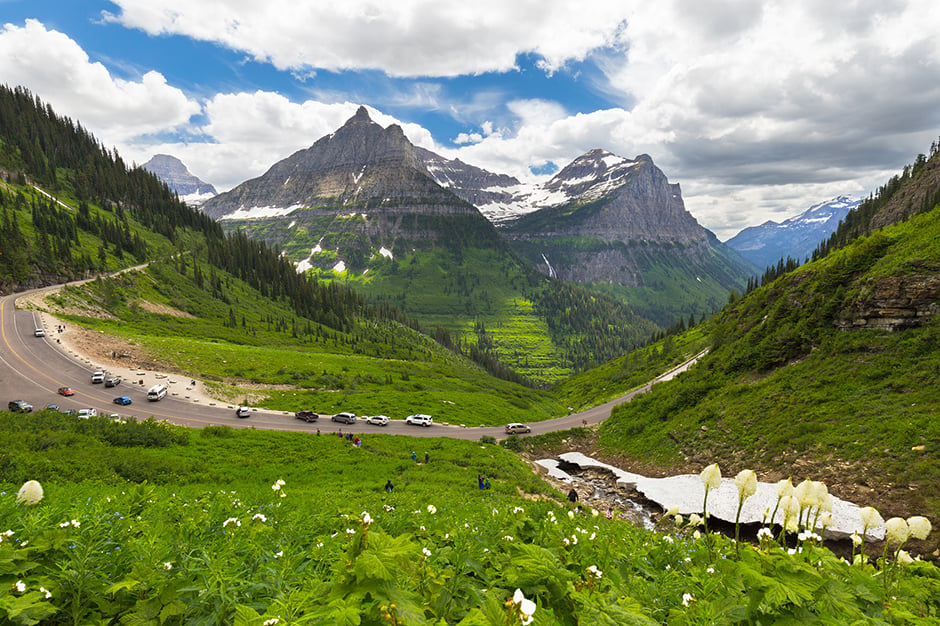 Going-to-the-Sun Road at Glacier National Park