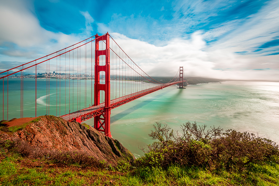 Golden Gate Bridge in San Francisco 