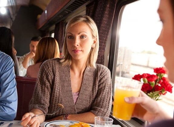 Traditional Dining onboard Amtrak Traditional Dining onboard Amtrak