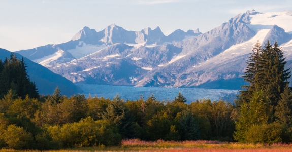 Juneau, Alaska Snow-capped mountains