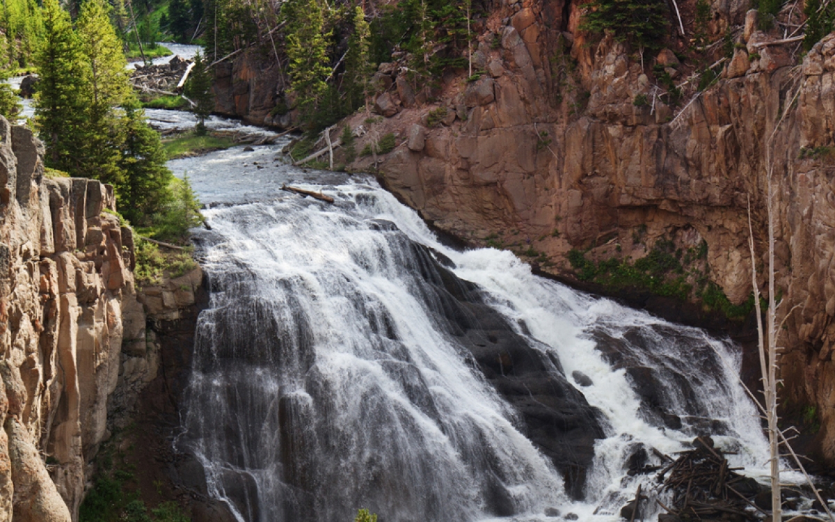 Yellowstone Waterfall Yellowstone Waterfall