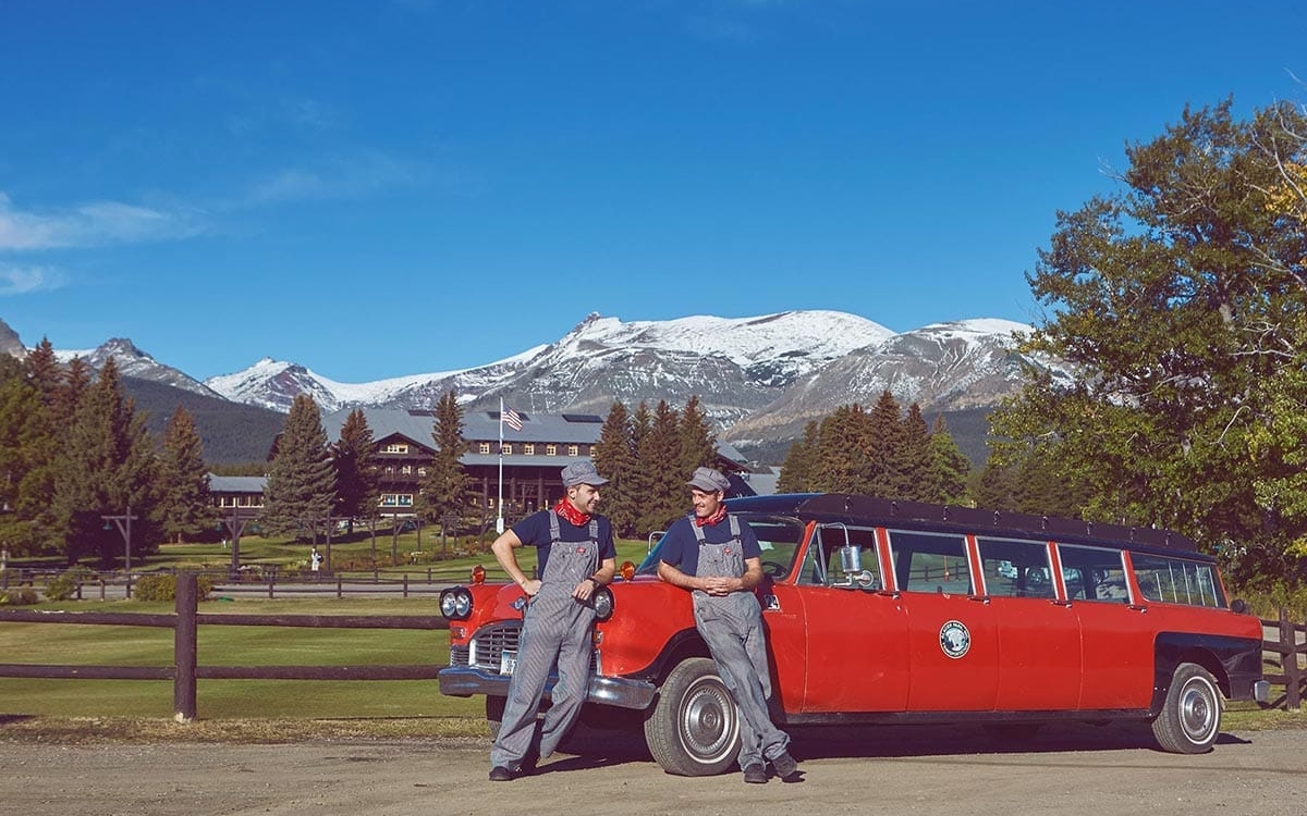 Glacier Park Lodge, Montana, Red Bus Tours