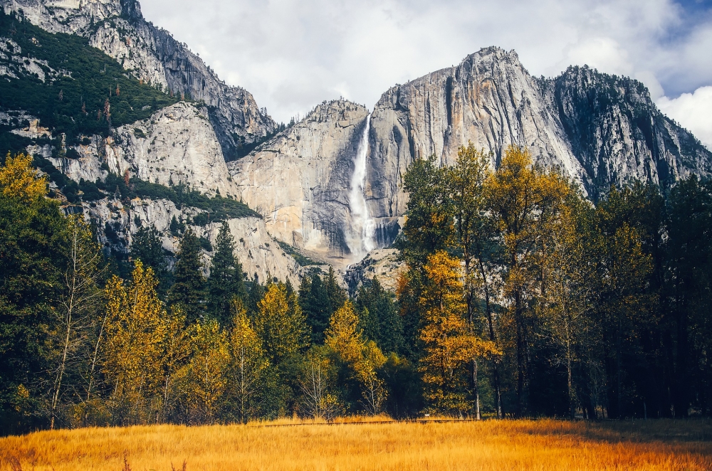 Yosemite Falls in Autumn