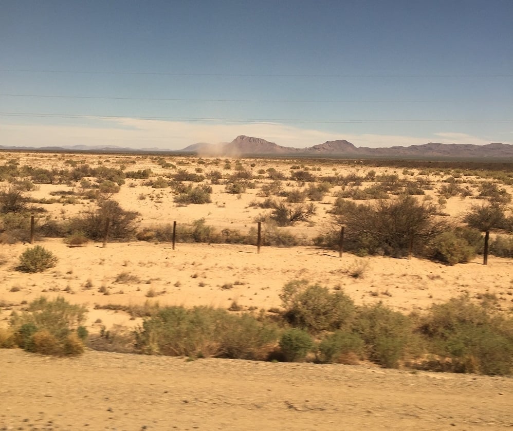 Arizona, New Mexico Onboard Train