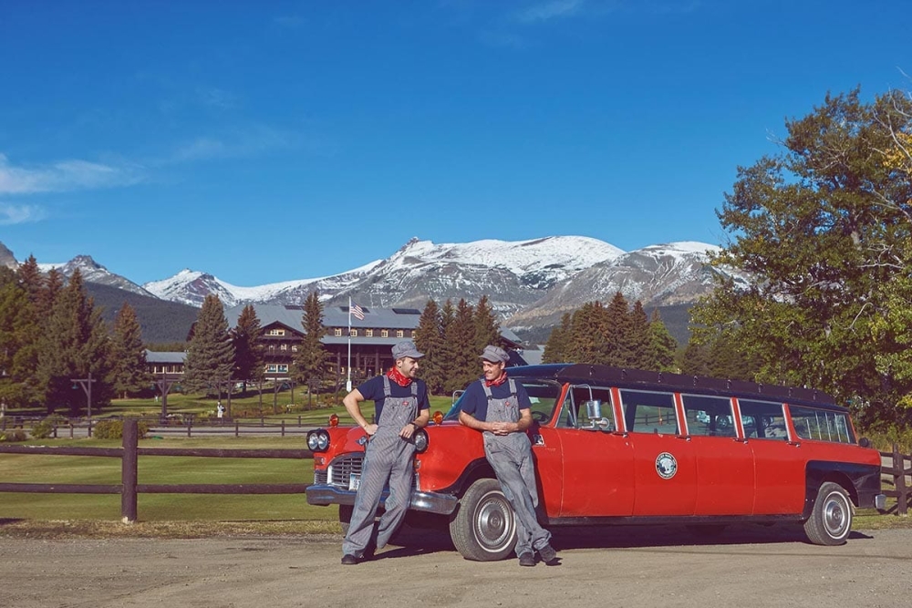 Glacier Park Lodge, Montana, Red Bus Tours