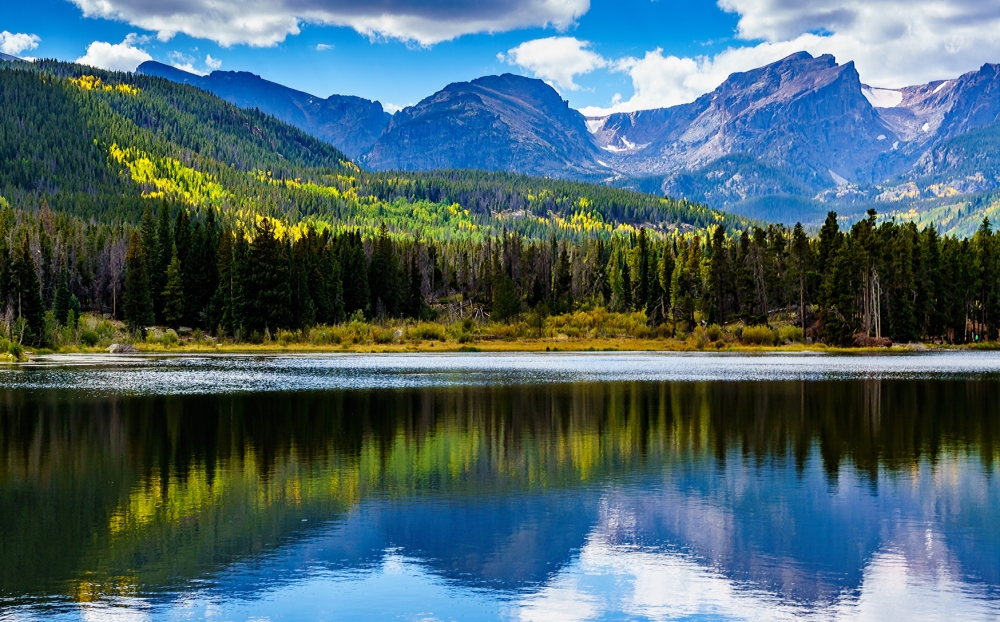 Sprague Lake in Rocky Mountain National Park Colorado