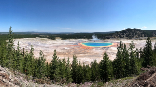 ring of fire at yellowstone national park